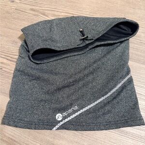 NWOT Apana Gray Herringbone neck warmer